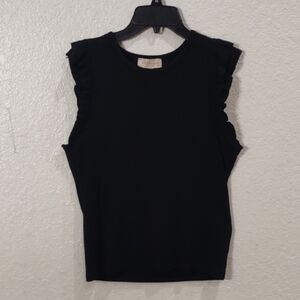 Philosophy Black Sleeveless Top